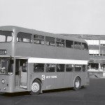 West Riding Leyland Atlantean Bus at Wakefield old Bus Station in 1974