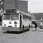 Halifax Metro Calderdale bus to Blackshaw Head at Crossfields Bus Station in 1976