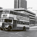 Halifax Metro Calderdale bus to Commons at Cow Green in 1974