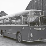 Ribble Bristol Bus to Bolton Fell at Carlisle Station in 1969 - BW078X