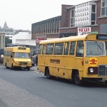 Bournemouth Centre Ride Yellow Buses in 1978