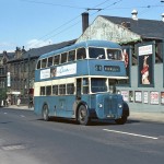 Bradford Daimler CV6 Bus to Bierley in 1966