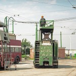 Nottingham Trollybus Overhead Cable Repair Tractor