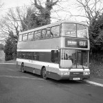 Wilts & Dorset 1994 Daf Bus to Corfe Mullen