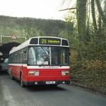 Leyland National Wilts & Dorset Bus FPR61V to Hindon