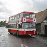 Wilts & Dorset 1973 Salisbury Bristol Bus at Shelter