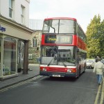 Wilts & Dorset Daf Optare Bus N13WAL to Poole