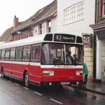 Wilts & Dorset Leyland National Bus XFX897S to Tidworth