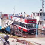 Wilts & Dorset Leyland Olympian Bus on Bournemouth Swanage Ferry
