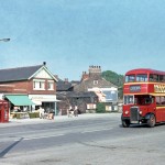 Kippax District Leeds Daimler CVD6 Bus LNW869 in 1965