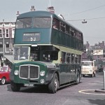 Leeds City Center AEC Bus 956JU in 1964