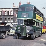 Leeds AEC Regent Bus XUM871 in 1964