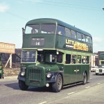 Leeds Daimler Bus 7509UA British Railways Goods Station 1965