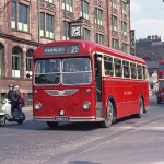 West Yorkshire Farsley Bus OWX144 in Leeds 1964