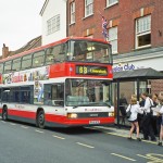 Wilts & Dorset Daf Optare Bus R155NPR School Run