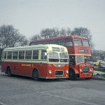 Hants & Dorset Bristol & Lodekka Buses at Basingstoke 1975