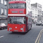 East Kent 1971 Daimler Bus at Dover King Street 1982