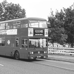 London Transport Leyland Titan Bus CUL82V in Romford 1980