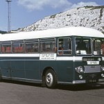 Sealink Reliance Bus TFN408 at Dover Priory 1974