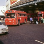 AEC Regal Bus RF510 at Kingston Bus Station in 1978