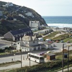 Western National Coach at Porthtowan Cornwall 1978