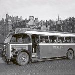 Western Bus on Edinburgh Waverley Bridge in 1948