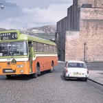 Halifax Leeds Odsal Bus UJX920M at Station in 1978
