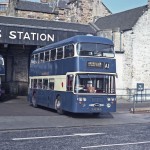 Daimler Bus EAG981D at A1Service Station Falkirk