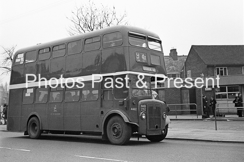 BW081X - Manchester Daimler CV6 Bus NNB292 Chorlton 1969
