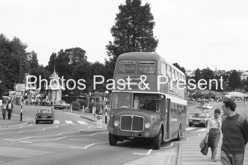 Torquay AEC Regent Bus 502RUO to Brixham