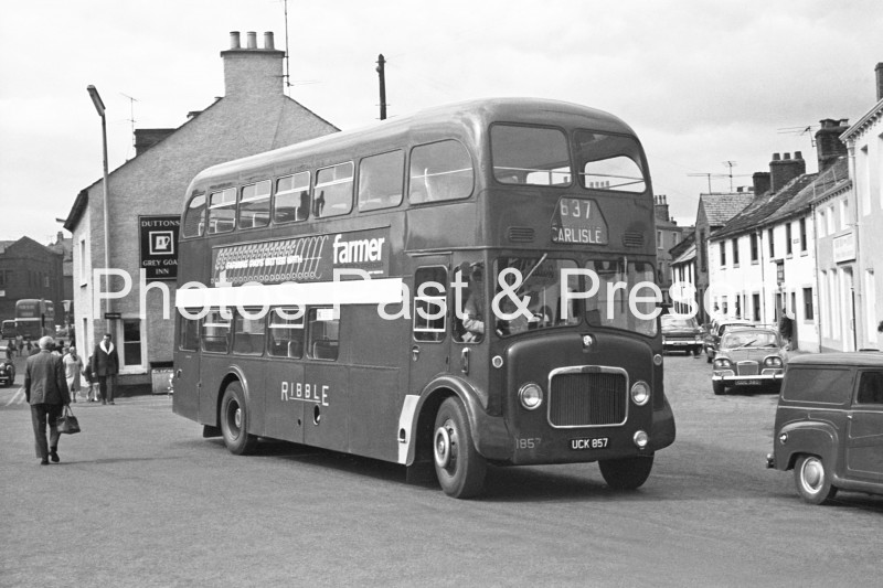 Ribble Albion Bus UCK857 at Penrith in 1971