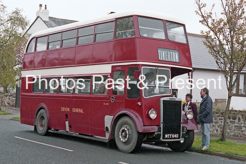 Tiverton Devon General Leyland Titan Bus MTT640