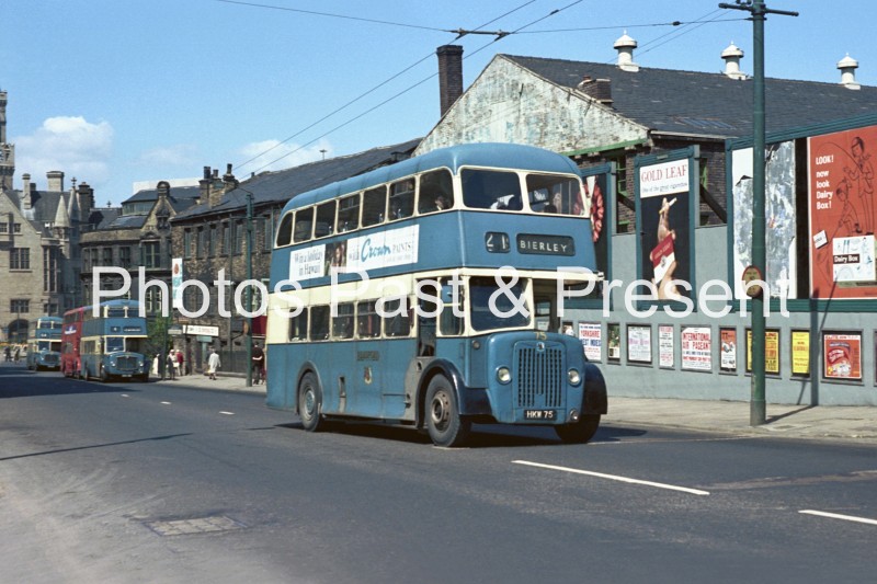 Bradford Daimler CV6 Bus to Bierley in 1966