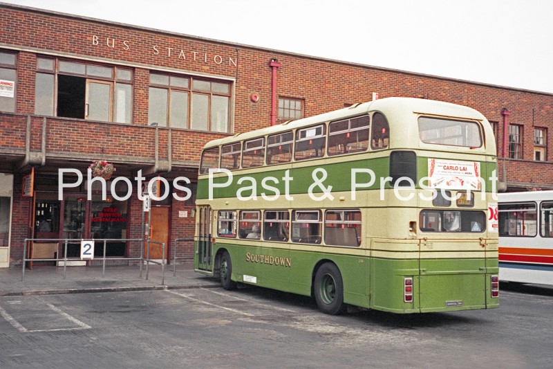 Southdown 1980 Bristol Bus at Chichester Station