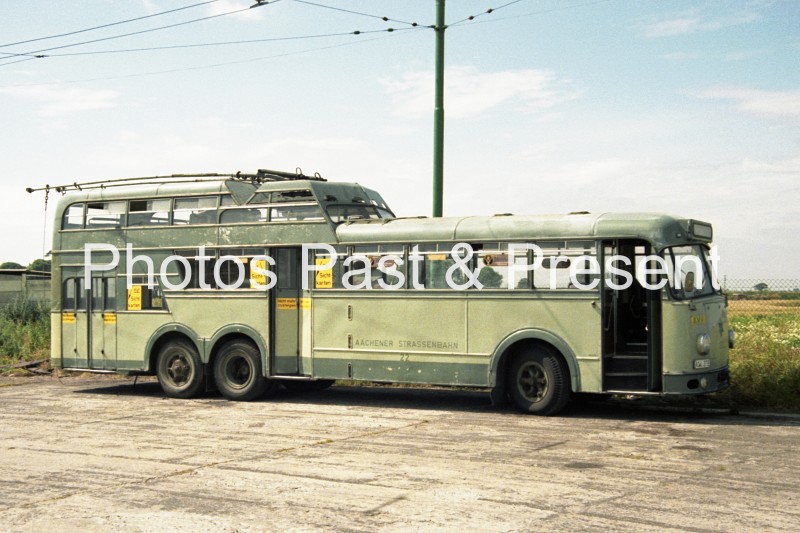Aachener Strassenbahn West Germany Trollybus