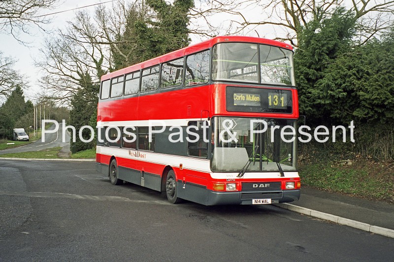 Wilts & Dorset Daf Bus N14WAL Corfe Mullen