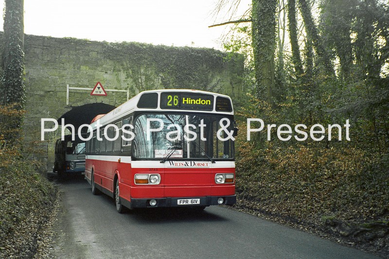 Leyland National Wilts & Dorset Bus FPR61V to Hindon