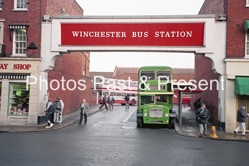 Hants & Dorset Lodekka Bus at Winchester Station