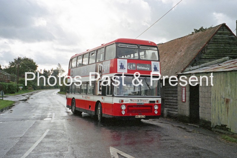 Wilts & Dorset 1973 Salisbury Bristol Bus at Shelter