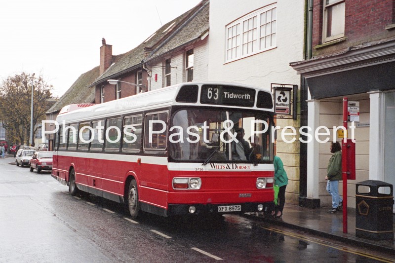 Wilts & Dorset Leyland National Bus XFX897S to Tidworth