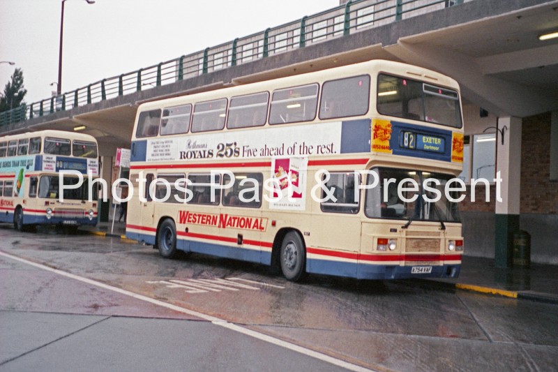 Western Nationa Leyland Olympian Exeter Bus at Plymouth Station