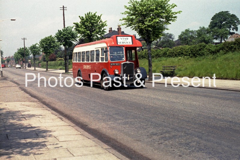 Star Service Gainsborough Sherrif & Sons Bus MHW983