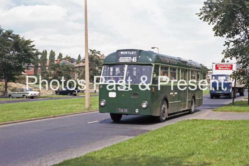 Leeds 1955 Guy Bus TUA35 to Wortley