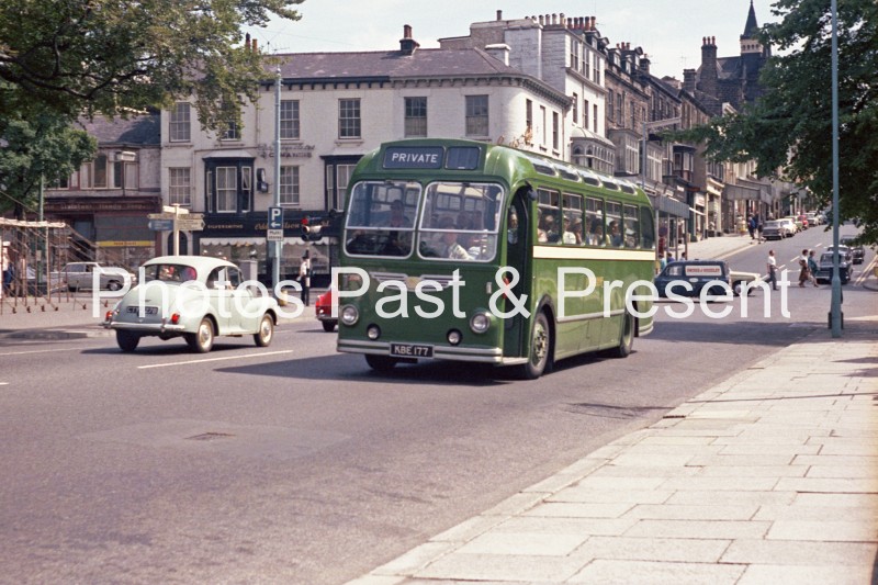 Lincolnshire Bus KBE177 in Harrogate 1966