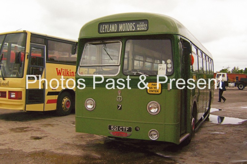 Fishwick Rubber Works 1957 Leyland Olympian Bus 521CTF