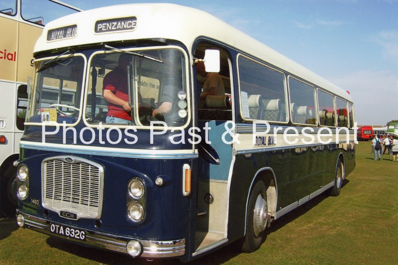 Royal Blue 1968 Bus OTA632G to Penzance