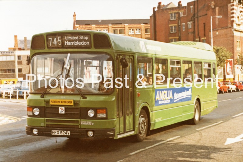 Southdown 1980 Leyland National Bus HFG924V to Hambledon