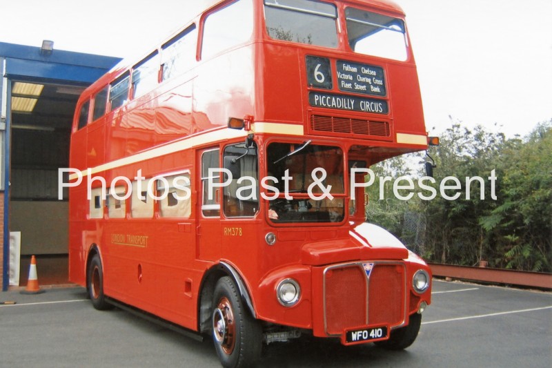 London Routemaster Bus RM378 to Picadilly Circus