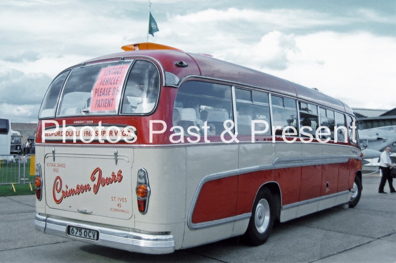 Crimson Tours St Ives Cornwall Bedford SV Coach 675OCV