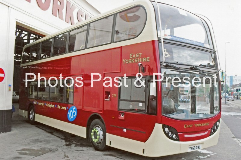 East Yorkshire Bus YX60DWL at Hull Depot